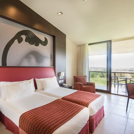 Hotel Mas Sola Santa Coloma De Farners Bagian luar foto