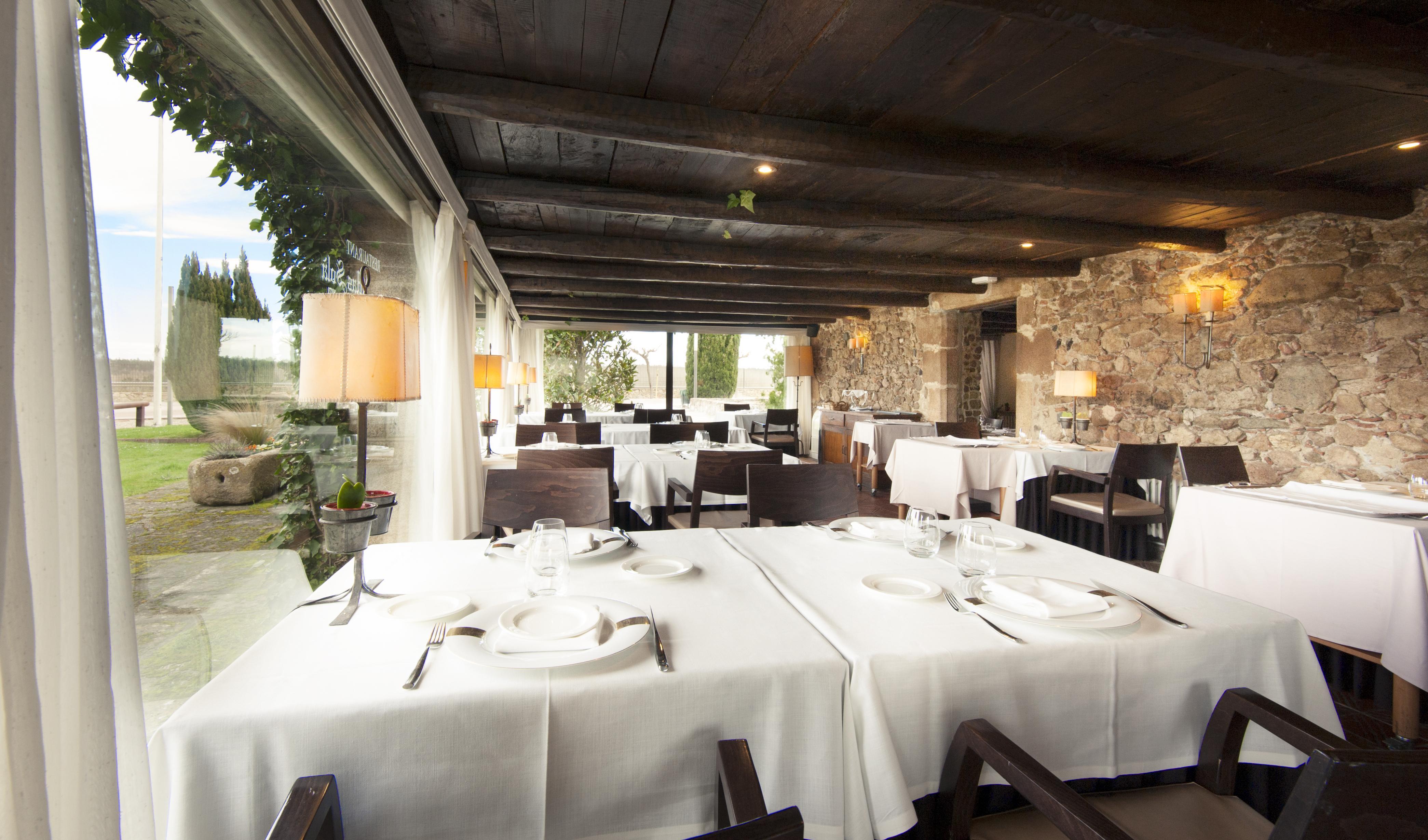 Hotel Mas Sola Santa Coloma De Farners Bagian luar foto