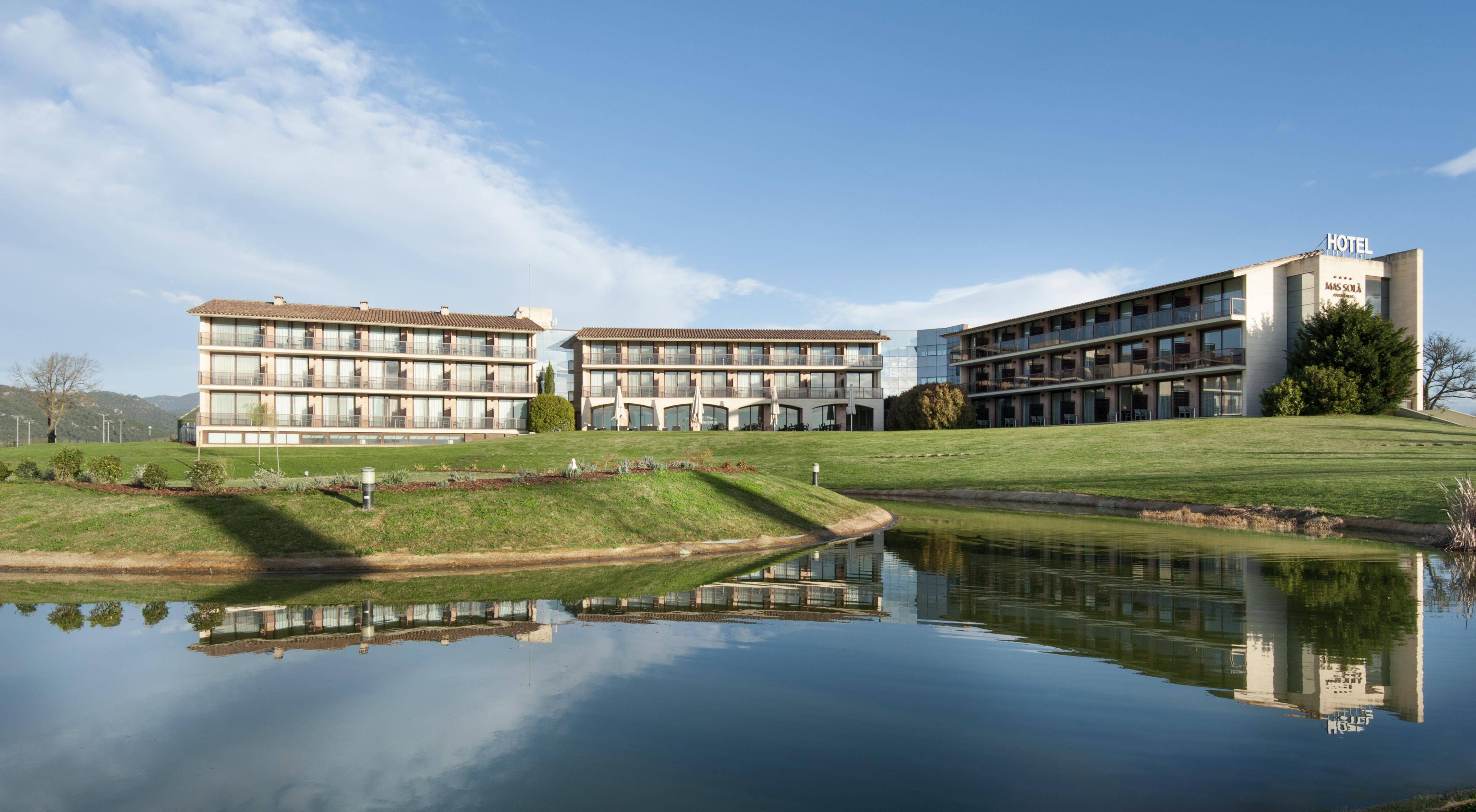 Hotel Mas Sola Santa Coloma De Farners Bagian luar foto