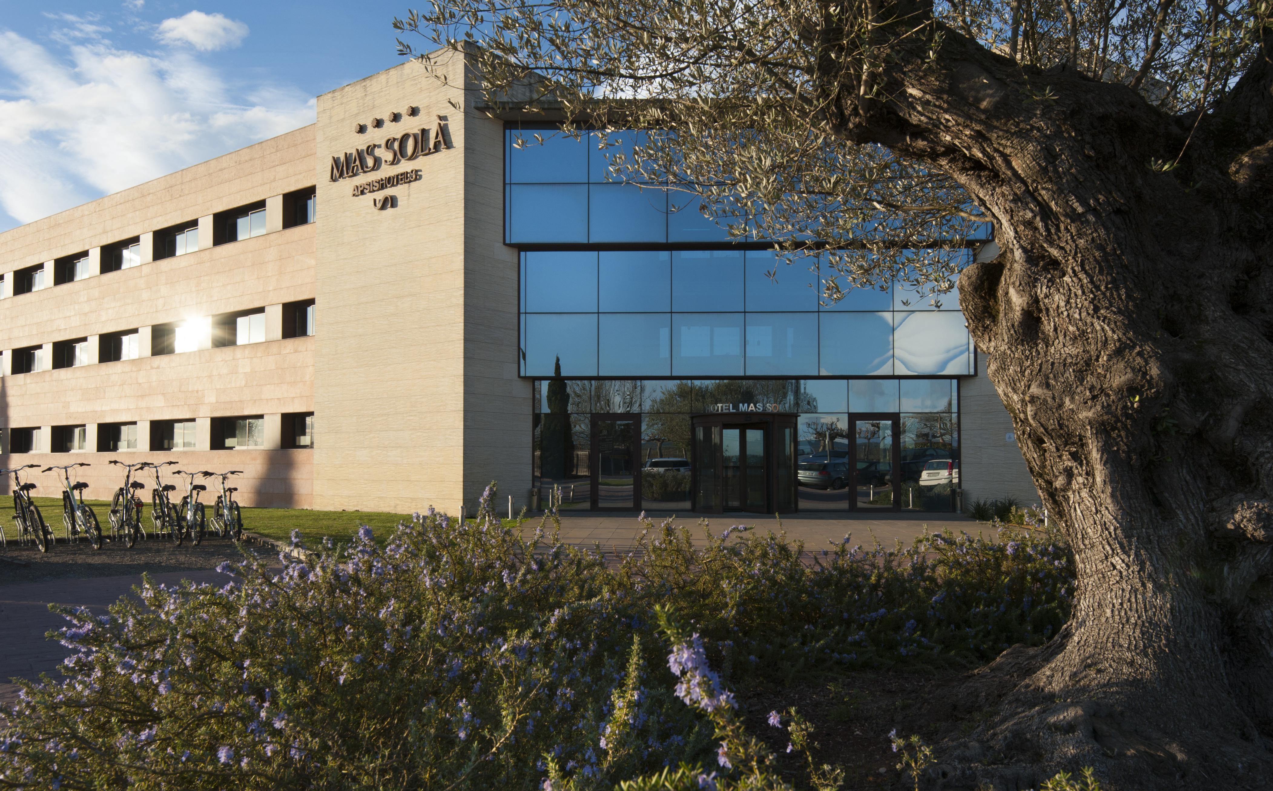 Hotel Mas Sola Santa Coloma De Farners Bagian luar foto
