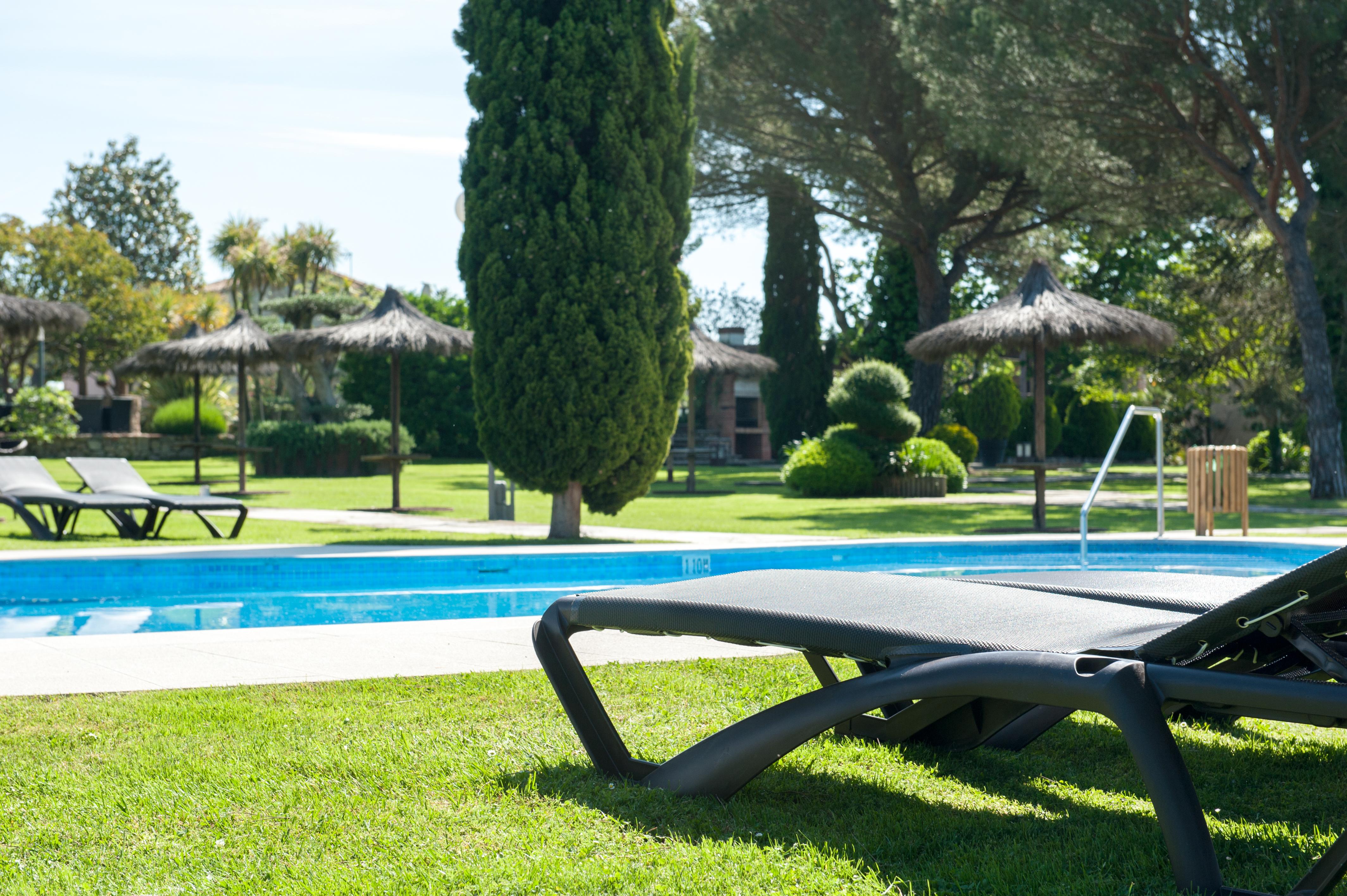 Hotel Mas Sola Santa Coloma De Farners Bagian luar foto