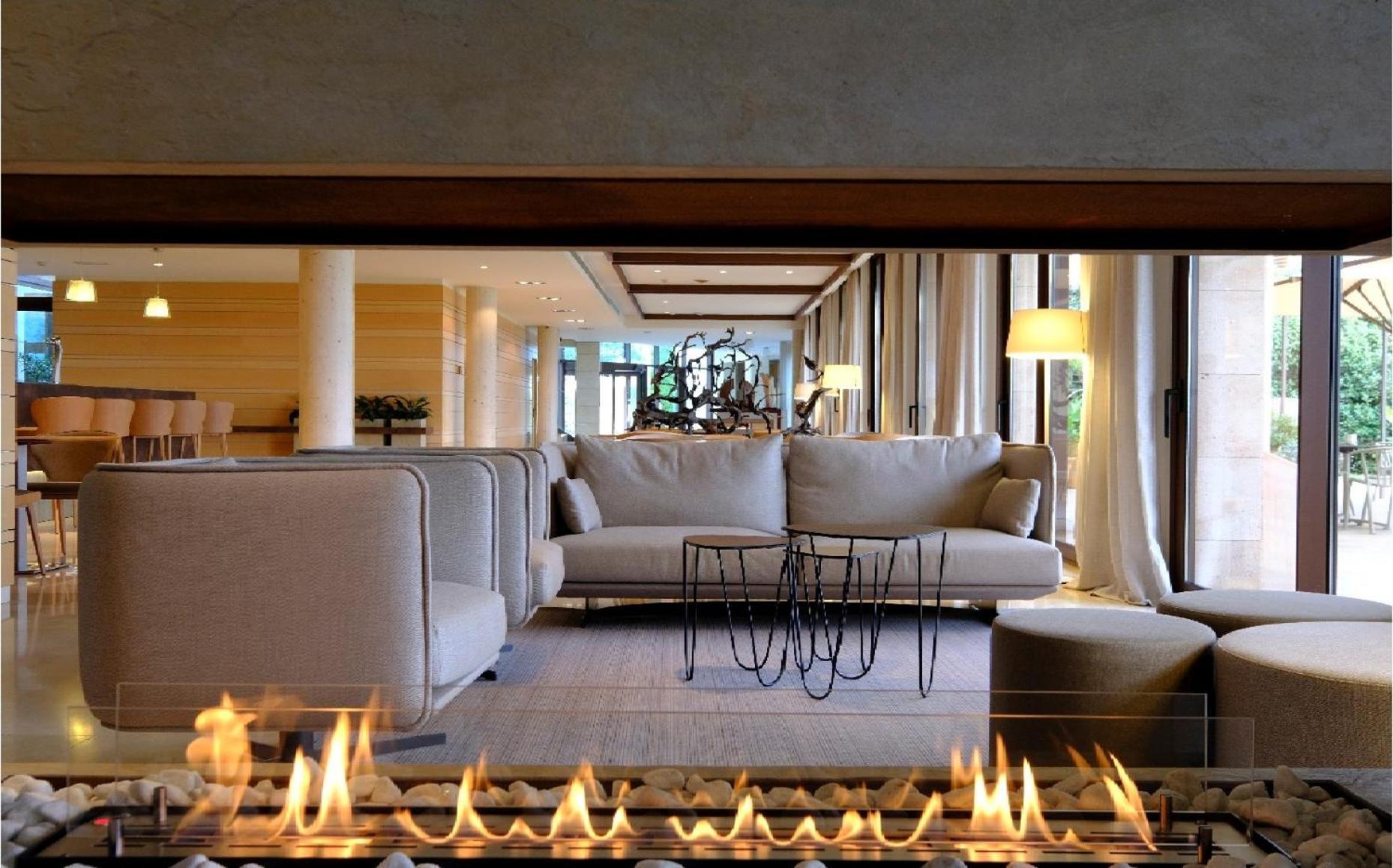 Hotel Mas Sola Santa Coloma De Farners Bagian luar foto