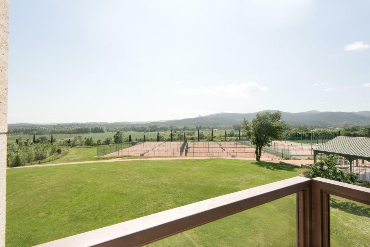 Hotel Mas Sola Santa Coloma De Farners Bagian luar foto