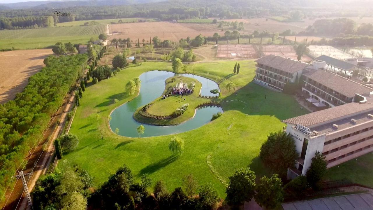 Hotel Mas Sola Santa Coloma De Farners Bagian luar foto